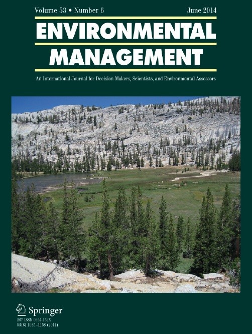 Journal cover for Environmental Management June 2014